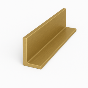 Латунный профиль Г-образный 10 мм ЛС59-1 в наличии в Кургане