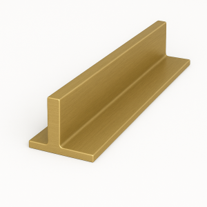 Латунный профиль Т-образный 10 мм ЛС59-1 в наличии в Кургане