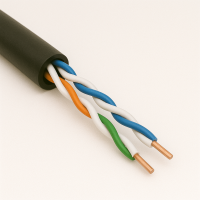 Витая пара SF/UTP 5е 4 пары 24 AWG экранированная