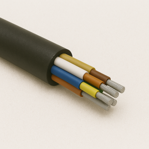 Провод контрольный ПВС 2х1,5 черный в наличии в Кургане