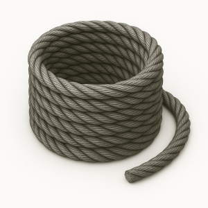 Канат тройной свивки ЛК-Р 13,5 мм ГОСТ 3089-80 в наличии в Кургане
