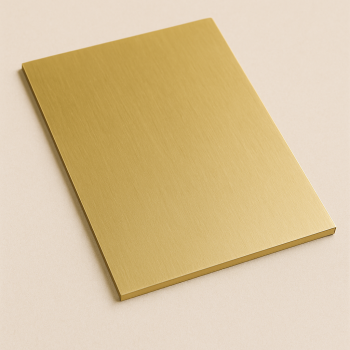 Латунный лист полутвердый 1,5х600х1500 мм Л63 ГОСТ 2208-2007 в наличии в Кургане