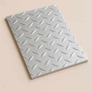Алюминиевый рифленый лист даймонд 1,5х2000х6000 мм АМг3 в наличии в Кургане