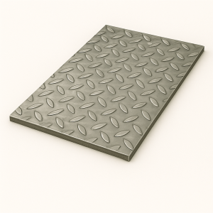 Лист стальной рифленый 3х1500х6000 мм чечевица Ст3сп в наличии в Кургане