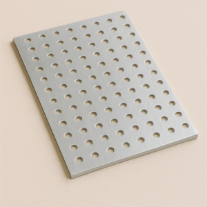 Алюминиевый перфорированный лист Qg 5х8х1 мм АМГ3Н2 в наличии в Кургане