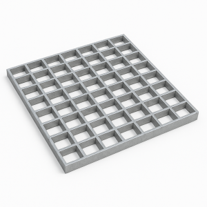 Решетчатый настил P 33х11/30х2 1000х1000 мм в наличии в Кургане