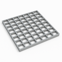 Решетчатый настил P 33х11/30х2 1000х1200 мм