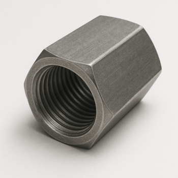 Гайка соединительная хромированная Ст20 М16 мм DIN 6334 в наличии в Кургане