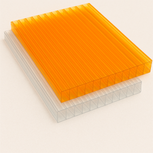 Сотовый поликарбонат 8х2100х6000 мм бронзовый 30% в наличии в Кургане