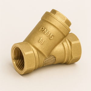 Латунный фильтр сетчатый резьбовой ДУ 32 РУ 16 ГОСТ 15527-2004 в наличии в Кургане