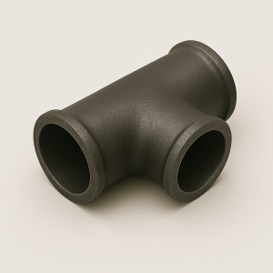 Чугунный тройник двухраструбный с фланцевым отводом 1000х600 мм ГОСТ ISO 2531-2012 в наличии в Кургане