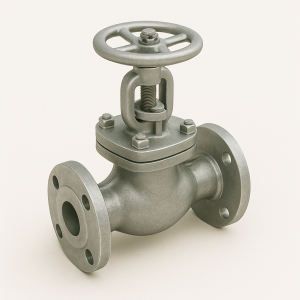 Стальной клапан запорный сильфонный фланцевый ДУ 25 РУ 200 ГОСТ 9697-87 в наличии в Кургане