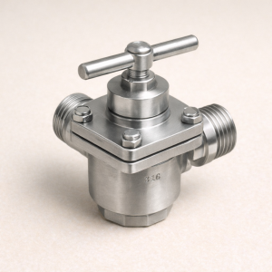 Кран пробковый 3-х ходовой ВР/ВР/ВР AISI 304 DN 1" в наличии в Кургане